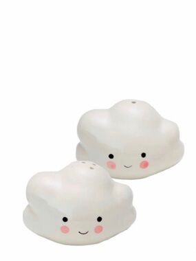 NEW Cutie Cloud Marshmallow Fluff Salt & Pepper Shaker Set